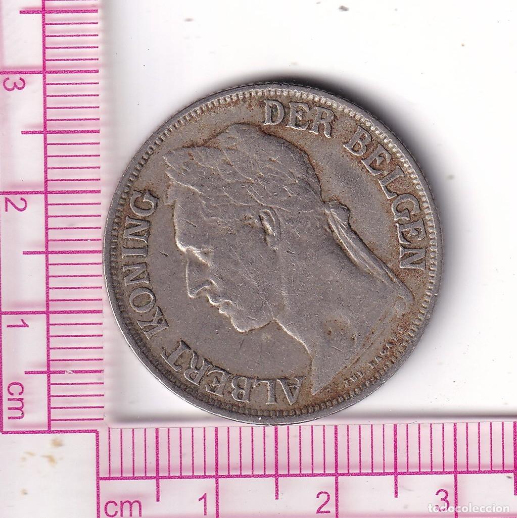 Monedas antiguas de &Aacute;frica: CR5135 MONEDA CONGO BELGA 1 FRANCO ALBERTO I 1925 NIQUEL
