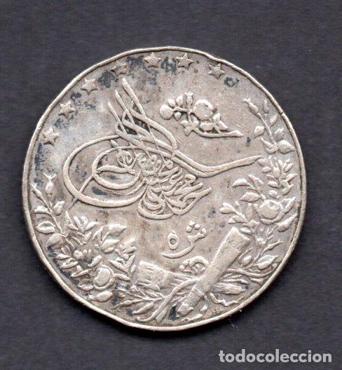 Monedas antiguas de &Aacute;frica: EGIPTO - 5 QIRSH de PLATA - 1911 (1327/4)
