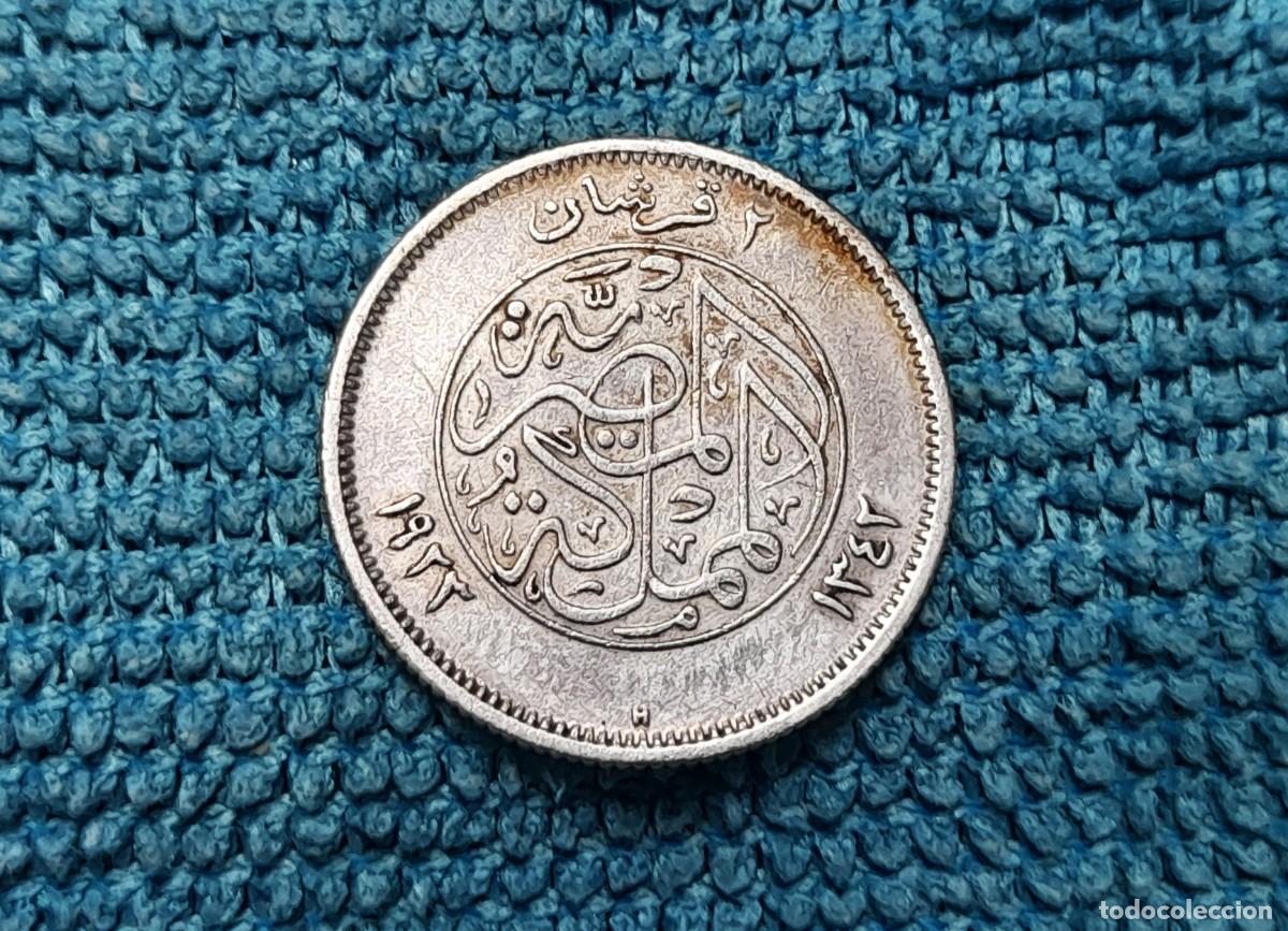 Monedas antiguas de &Aacute;frica: Egipto, 10 Piastras/ Qirsh 1342 (1923)