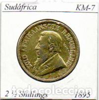 Monedas antiguas de &Aacute;frica: SUD&Aacute;FRICA 1895, 2 1-2 SHILLINGS, KM-7, AG, BC; 22,95 &euro; 1
