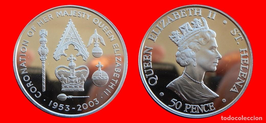 Monedas antiguas de &Aacute;frica: 50 PENIQUES PENCE 2003 SIN CIRCULAR SANTA HELENA-10621SC