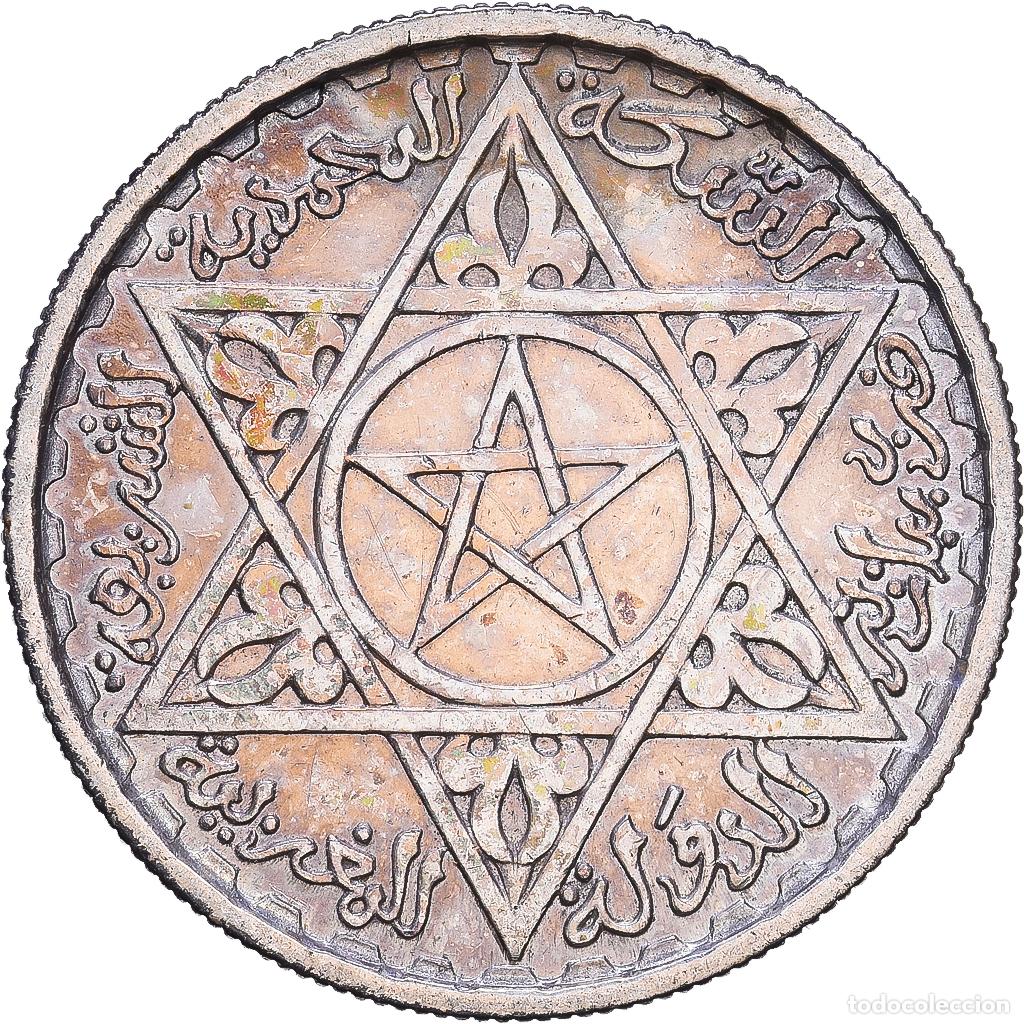 Monedas antiguas de &Aacute;frica: [#1547745] Marruecos, Mohammed V, 100 Francs, 1953, MDP, Plata, MBC, Lecompte:288