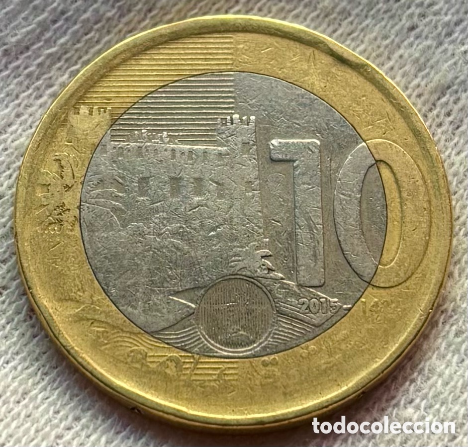 Monedas antiguas de &Aacute;frica: Moneda MARRUECOS 10 Dirhams 2015 - Foto 1