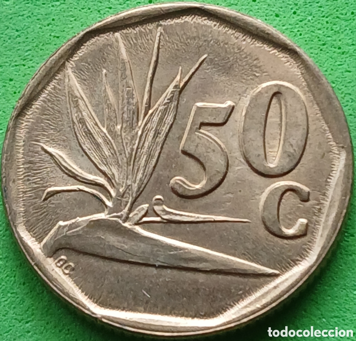 Monedas antiguas de &Aacute;frica: Suid &Aacute;frika 50 cents 1993 km#137