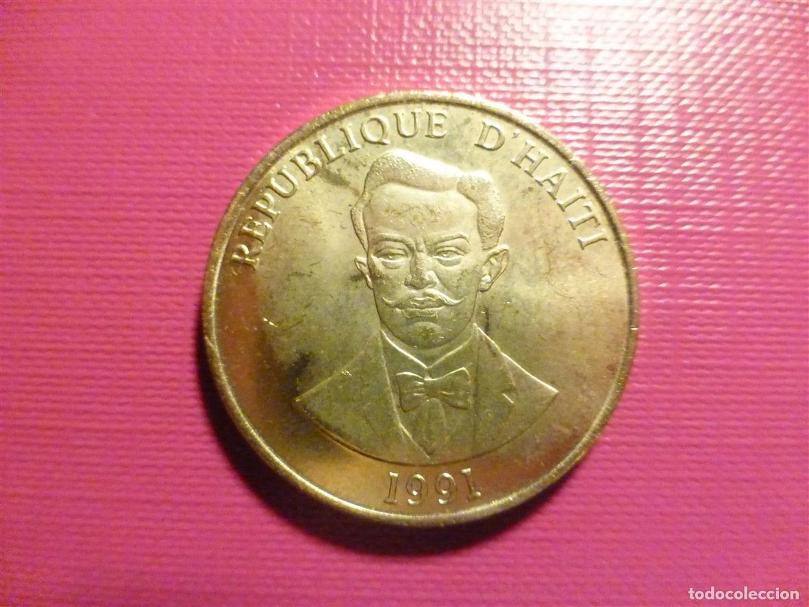 Monedas antiguas de &Aacute;frica: Moneda Rep&uacute;blica de Hait&iacute; - 1991. 50 c&eacute;ntimos - Republique D&acute;Haiti