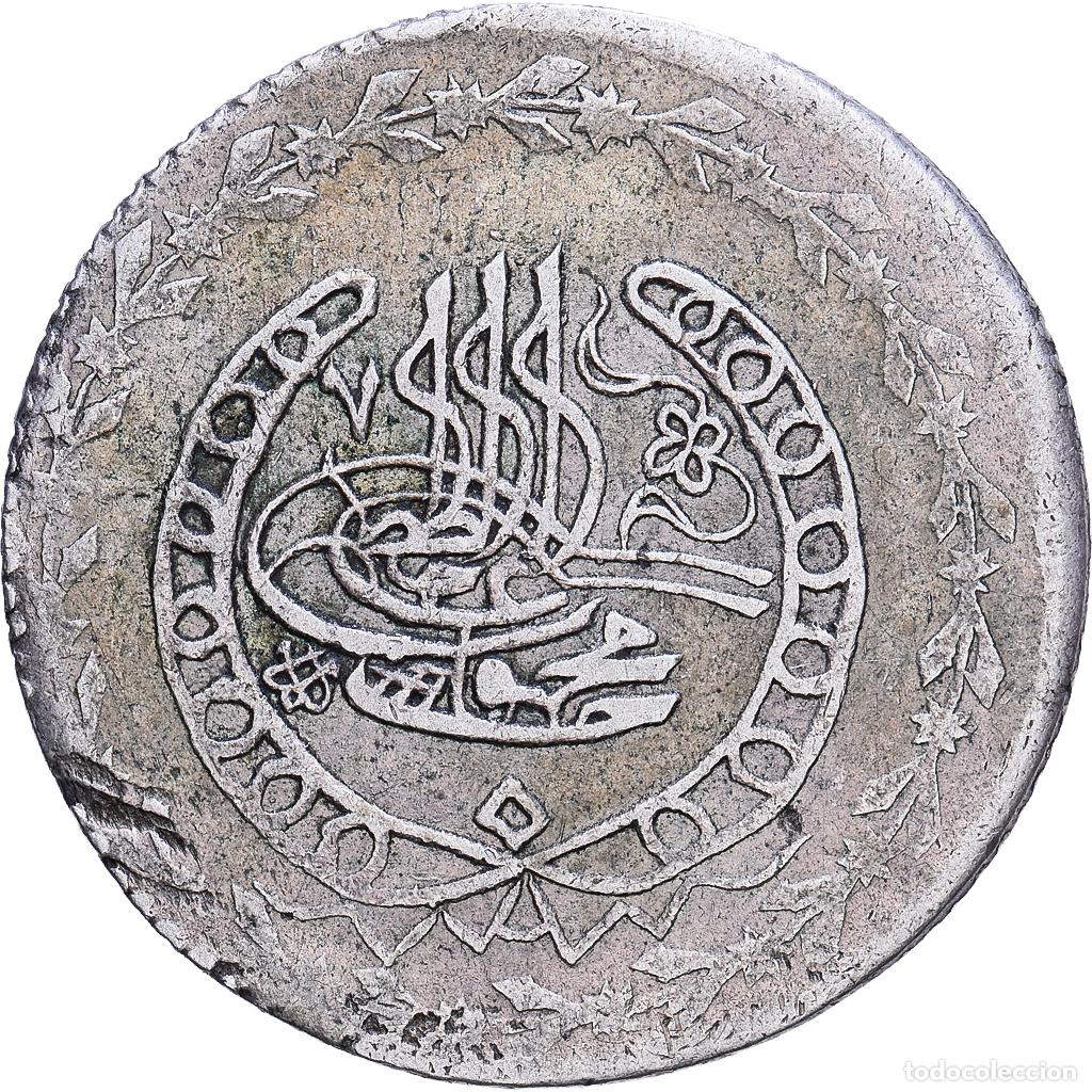Monedas antiguas de &Aacute;frica: [#1118219] Algeria, ALGIERS, Mahmud II, Budju, 1825/AH1240, Plata, MBC, KM:77