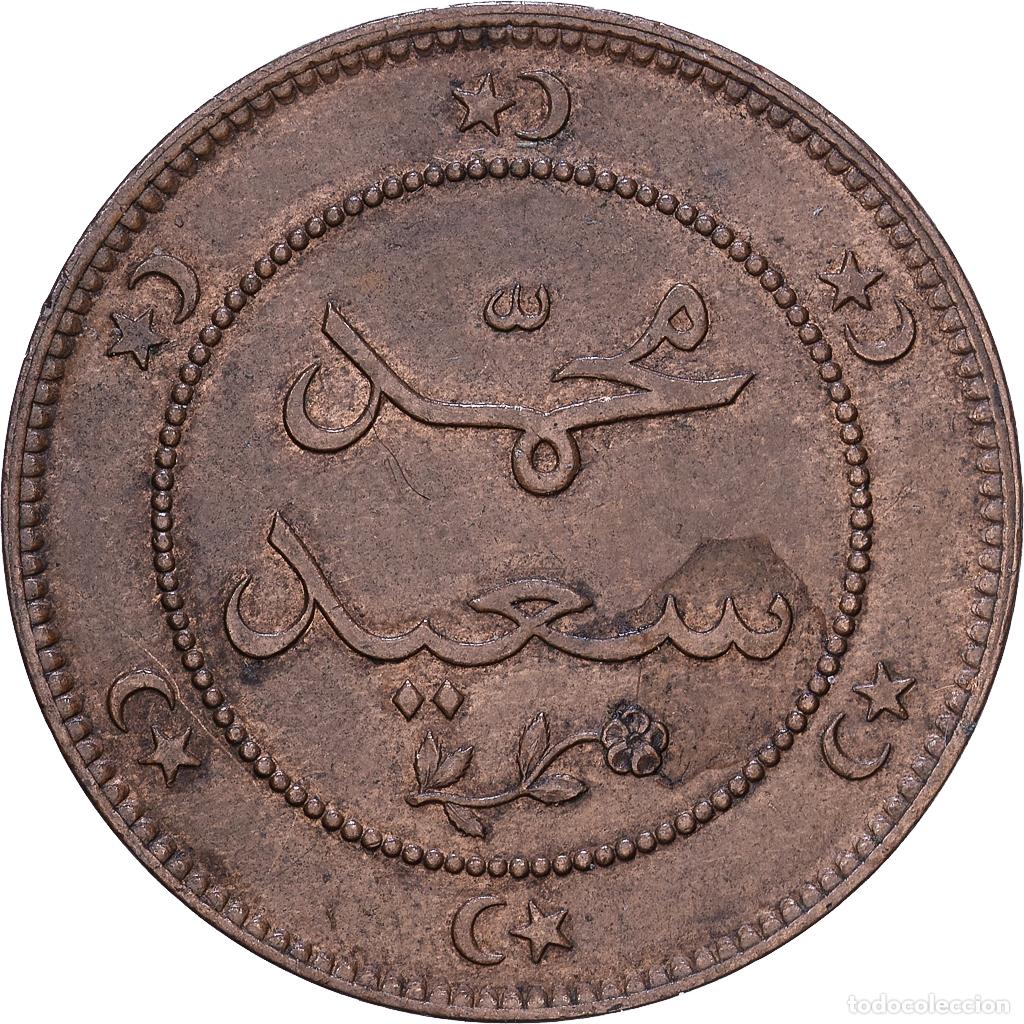 Monedas antiguas de &Aacute;frica: [#982588] Egipto, Abdul Aziz, 20 Para, 1862/AH1279, Misr, Bronce, MBC+, KM:Pn12