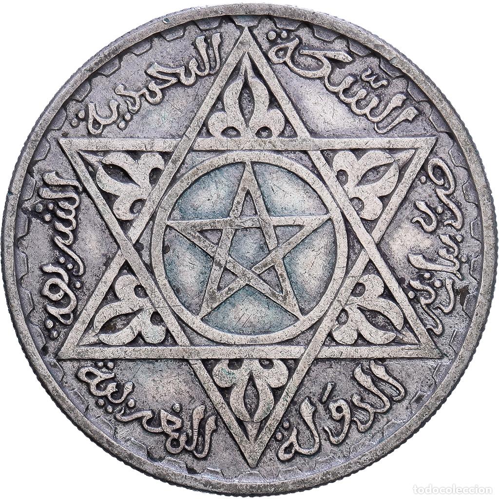 Monedas antiguas de &Aacute;frica: [#1203505] Marruecos, Mohammed V, 200 Francs, 1953, Paris, Plata, BC+, KM:53