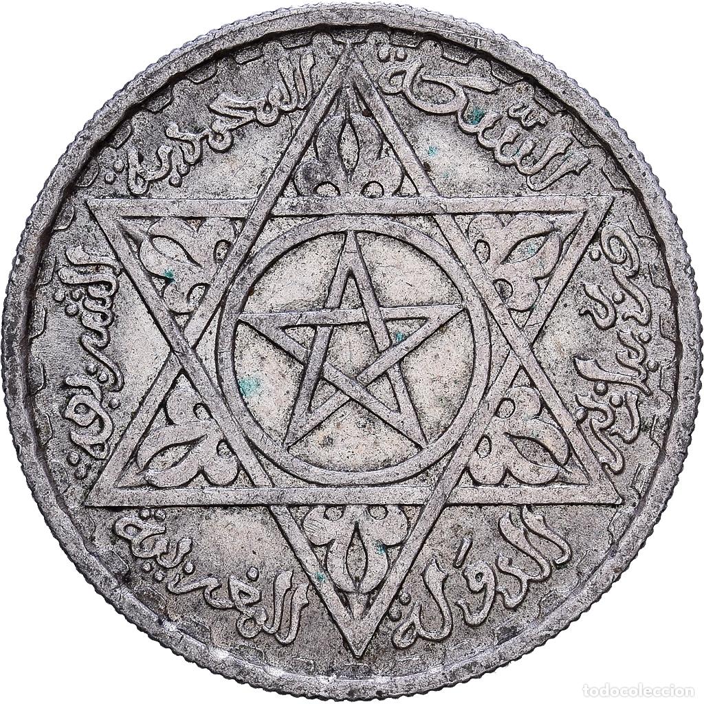 Monedas antiguas de &Aacute;frica: [#1203508] Marruecos, Mohammed V, 100 Francs, 1953, Paris, Plata, MBC, KM:52