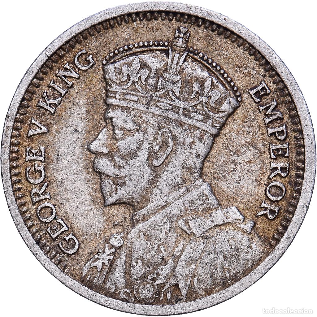 Monedas antiguas de &Aacute;frica: [#1203512] Zimbabue, George V, 3 Pence, 1935, British Royal Mint, Plata, MBC, KM:1