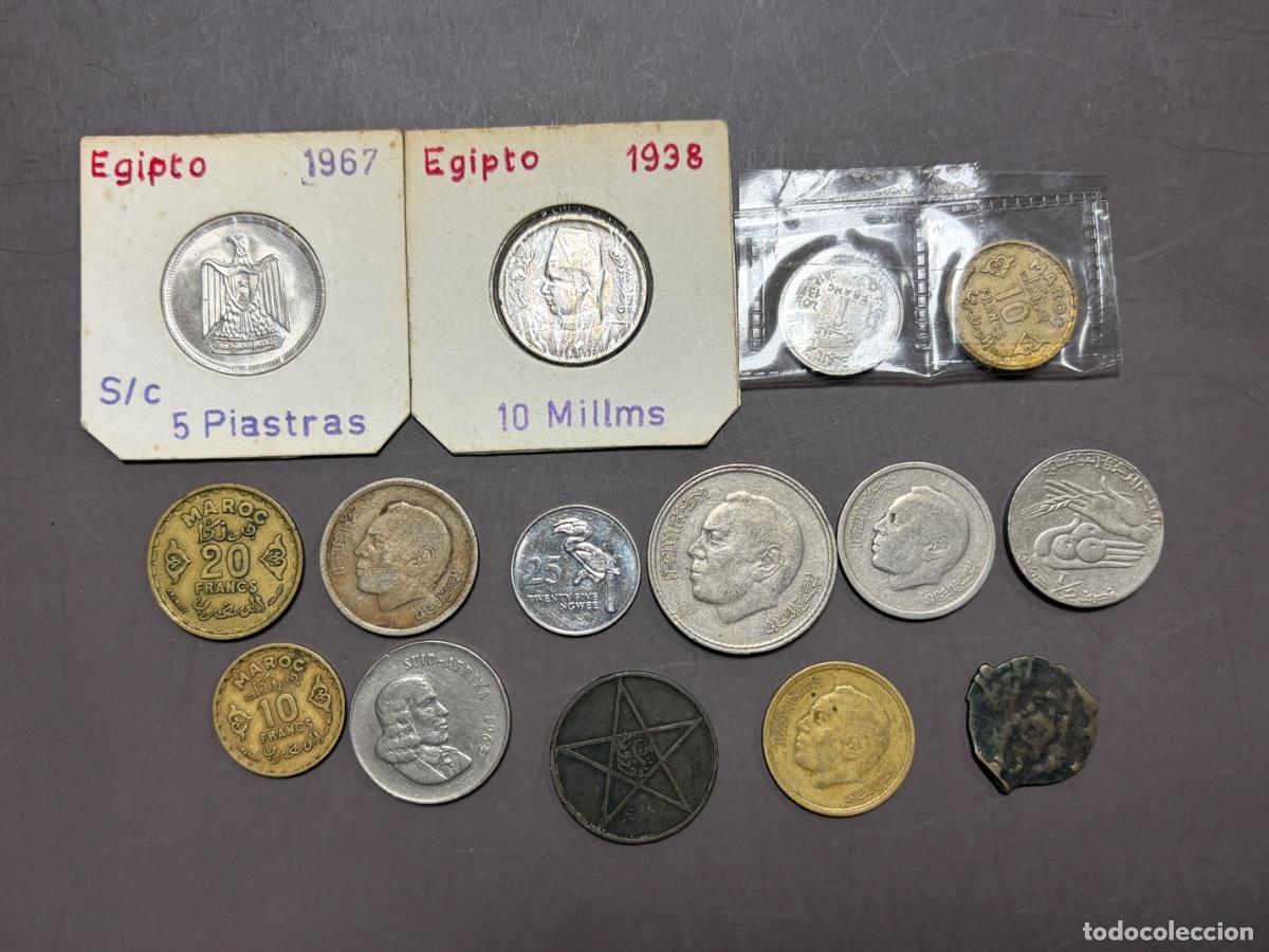 Monedas antiguas de &Aacute;frica: LOTE DE 15 MONEDAS DE &Aacute;FRICA. DIFERENTES. VER FOTOS