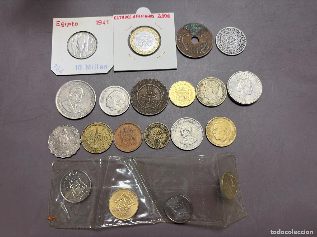 Monedas antiguas de &Aacute;frica: LOTE DE 20 MONEDAS DE &Aacute;FRICA. DIFERENTES. VER FOTOS