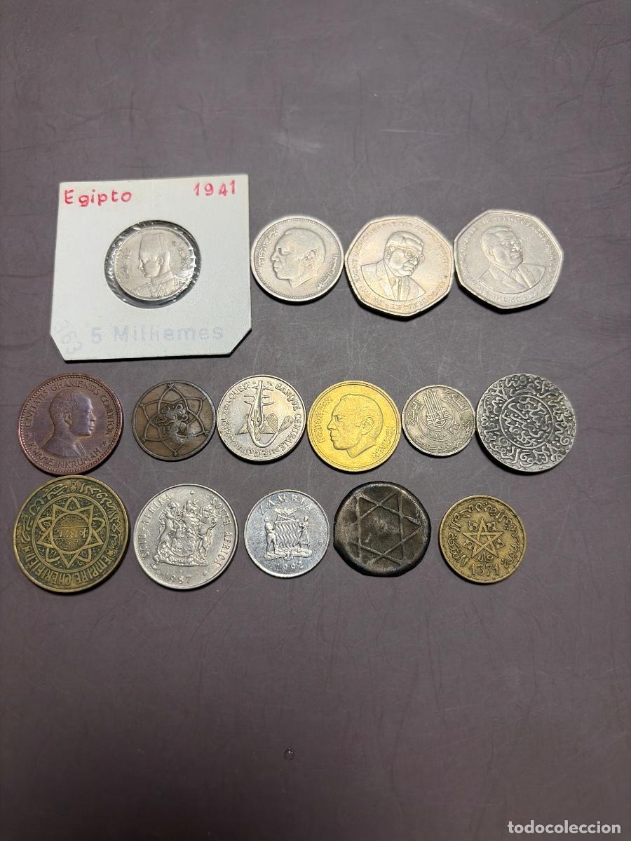 Monedas antiguas de &Aacute;frica: LOTE DE 15 MONEDAS DE &Aacute;FRICA. DIFERENTES. VER FOTOS