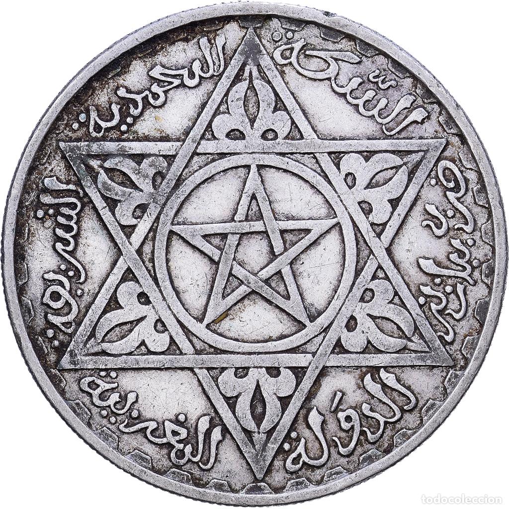 Monedas antiguas de &Aacute;frica: [#1531262] Marruecos, Mohammed V, 200 Francs, 1953, Paris, Plata, MBC+, KM:53