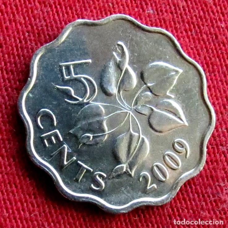 Monedas antiguas de &Aacute;frica: Swaziland 5 cents 2009 Eswatini UNC
