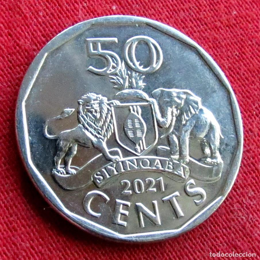 Monedas antiguas de &Aacute;frica: Swaziland 50 cents 2021 Eswatini UNC