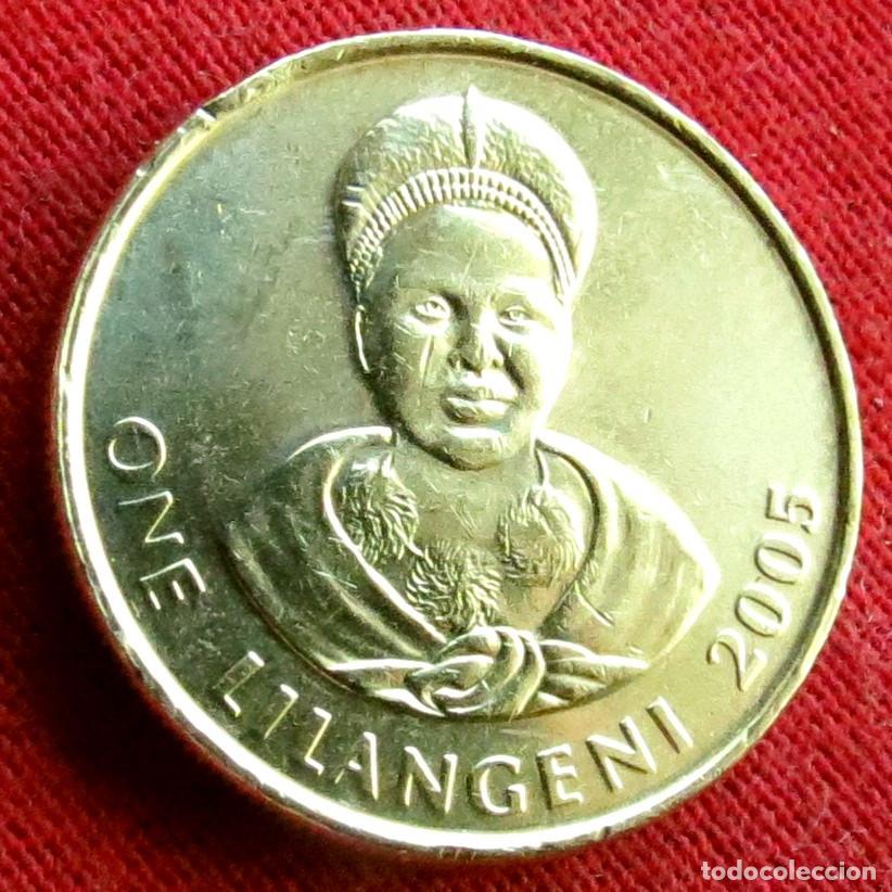 Monedas antiguas de &Aacute;frica: Swaziland 1 lilangeni 2005 Eswatini UNC