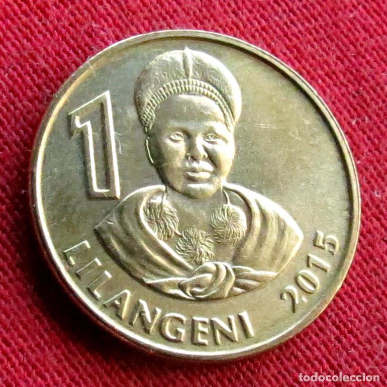 Monedas antiguas de &Aacute;frica: Swaziland 1 lilangeni 2015 Eswatini UNC