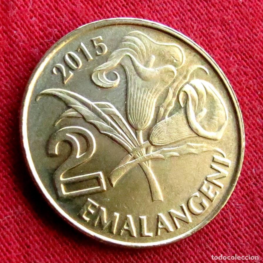 Monedas antiguas de &Aacute;frica: Swaziland 2 emalangeni 2015 Eswatini UNC