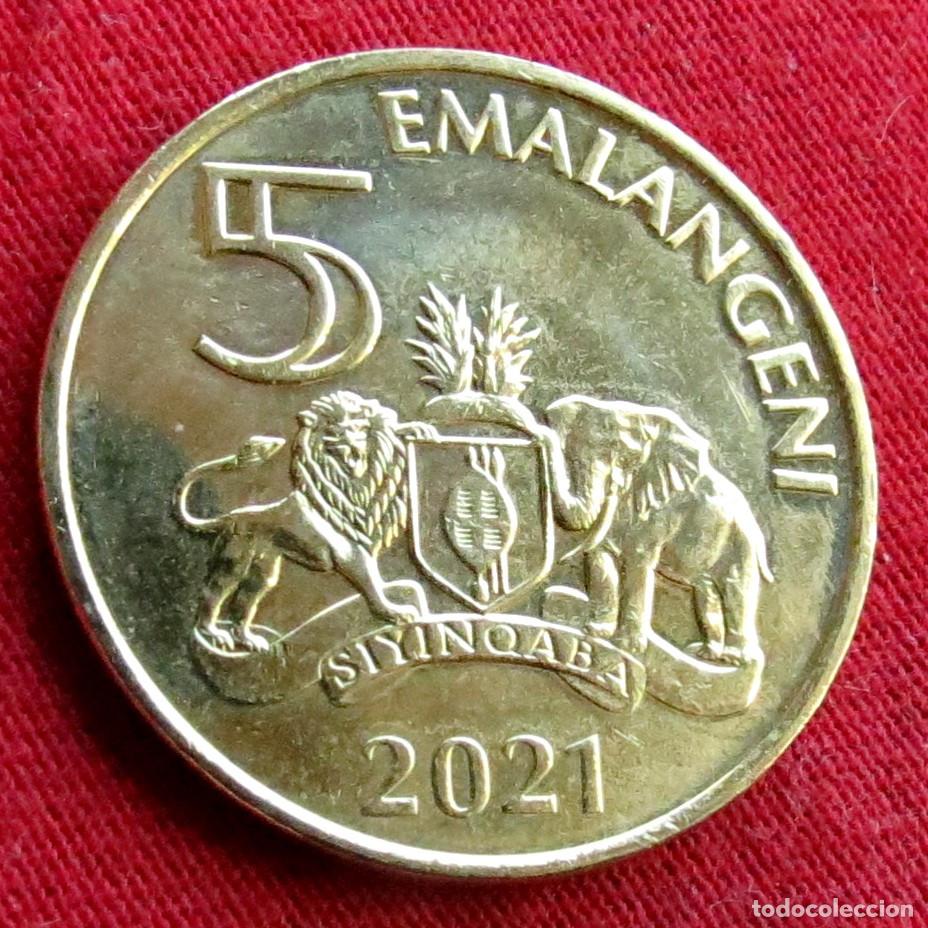 Monedas antiguas de &Aacute;frica: Swaziland 5 emalangeni 2021 Eswatini UNC