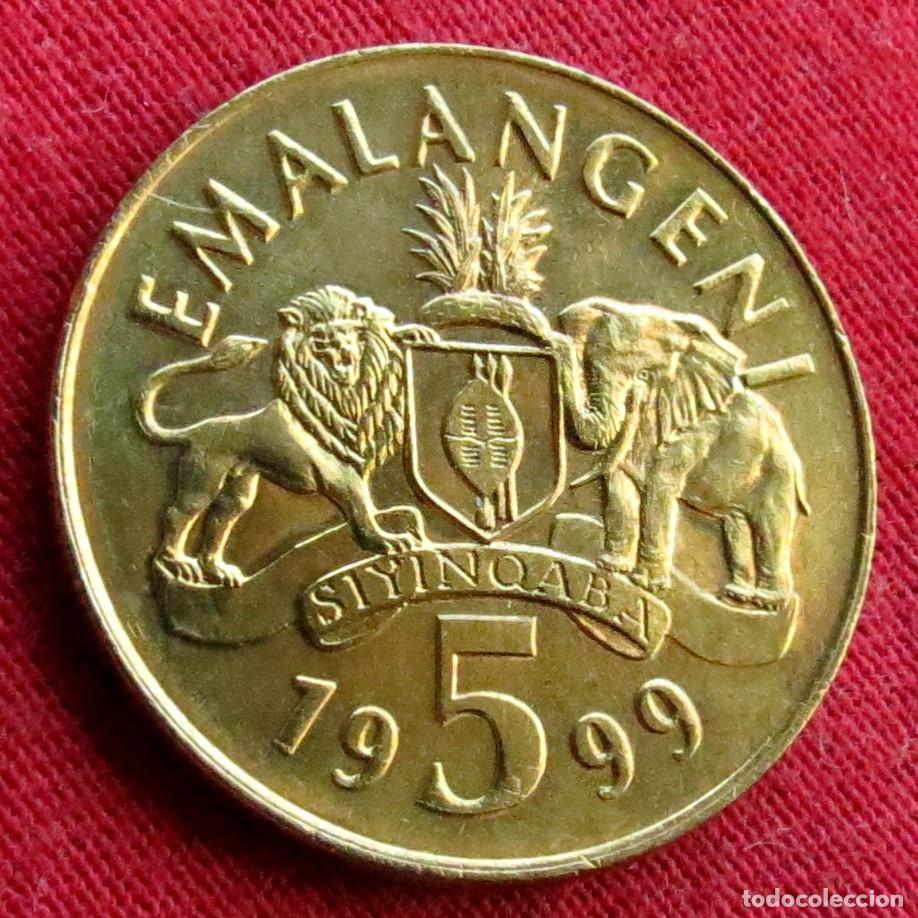 Monedas antiguas de &Aacute;frica: Swaziland 5 emalangeni 1999 Eswatini UNC