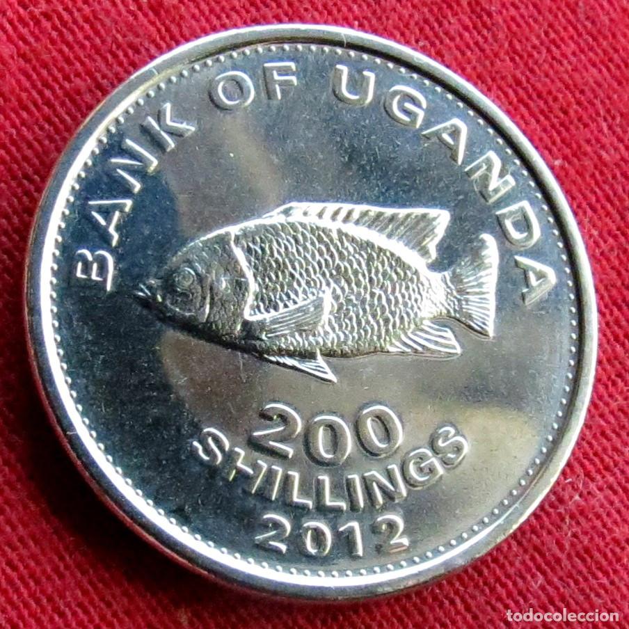 Monedas antiguas de &Aacute;frica: Uganda 200 shillings 2012 UNC