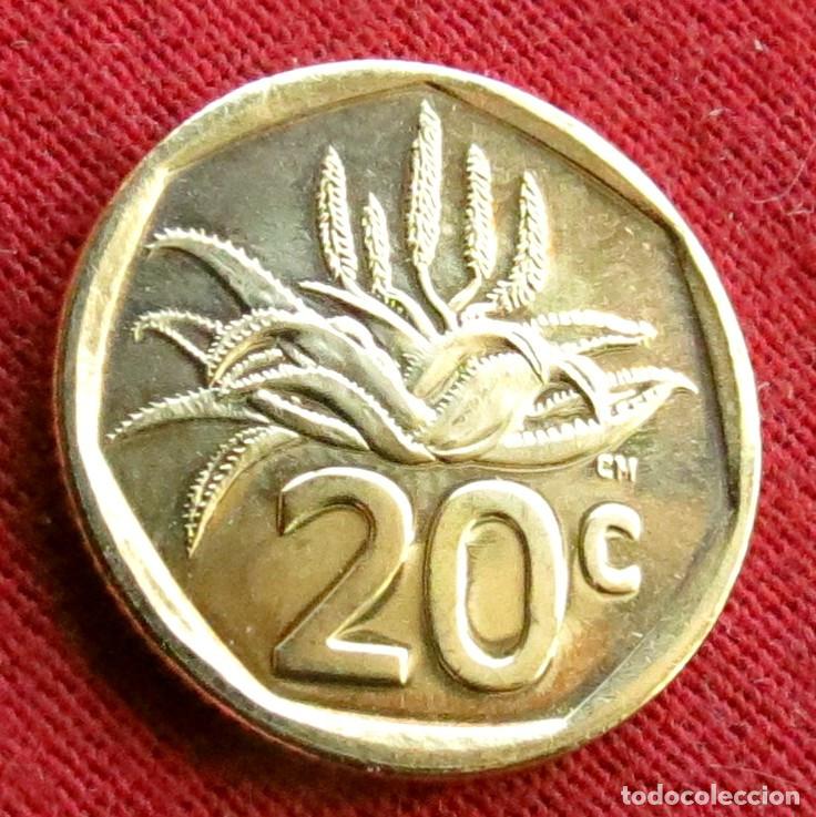 Monedas antiguas de &Aacute;frica: Sud&aacute;frica RSA 20 cents 2024 UNC