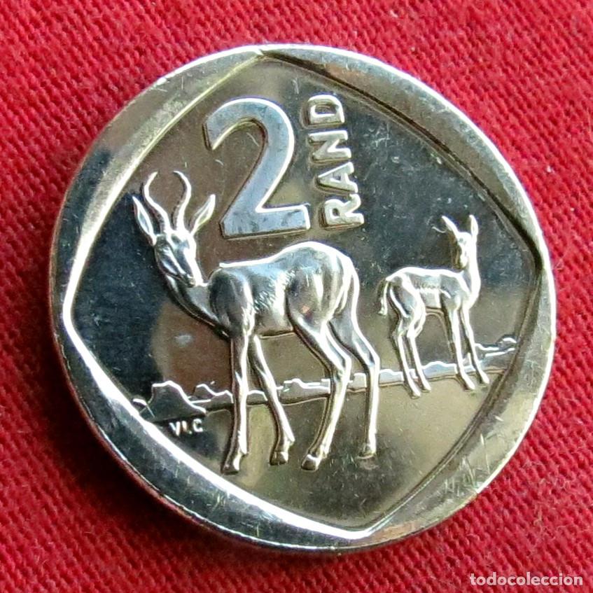 Monedas antiguas de &Aacute;frica: Sud&aacute;frica RSA 2 rand 2023 rands UNC