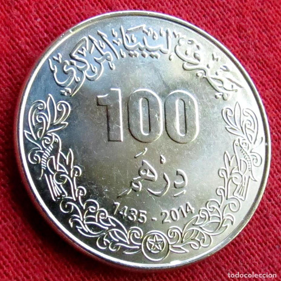 Monedas antiguas de &Aacute;frica: Libia 100 dirham 2014 UNC