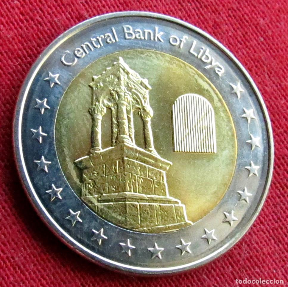 Monedas antiguas de &Aacute;frica: Libia 1/2 dinar 2014 UNC - Foto 2