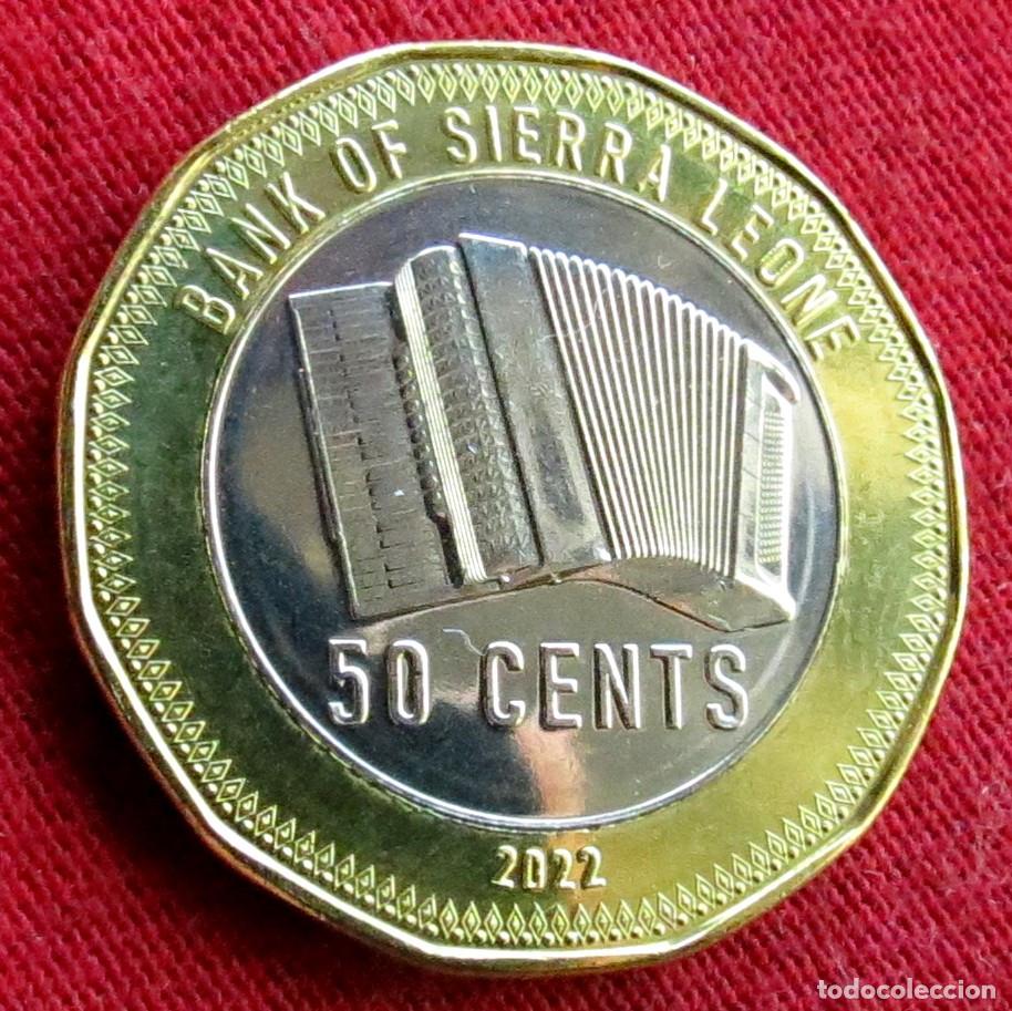 Monedas antiguas de &Aacute;frica: Sierra Leona 50 cents 2022 leone UNC