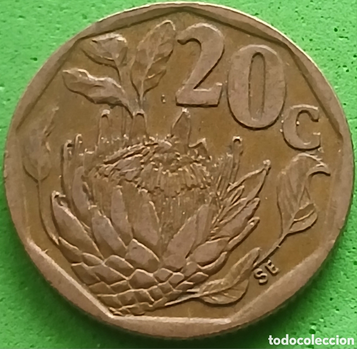 Monedas antiguas de &Aacute;frica: South &Aacute;frica 20 cents 1994 km#136