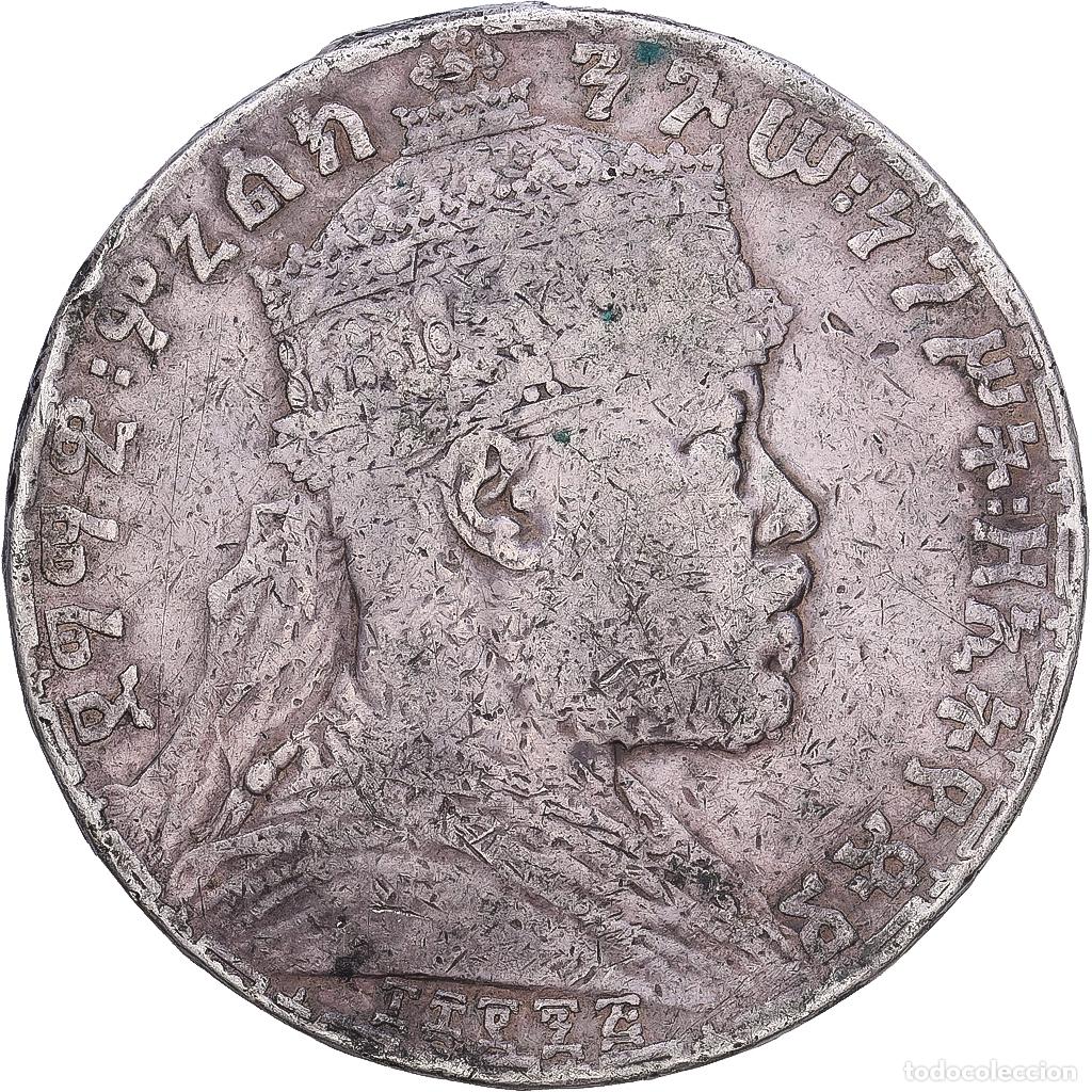 Monedas antiguas de &Aacute;frica: [#1168159] Etiop&iacute;a, Menelik II, Birr, 1903, Paris, Plata, BC, KM:19