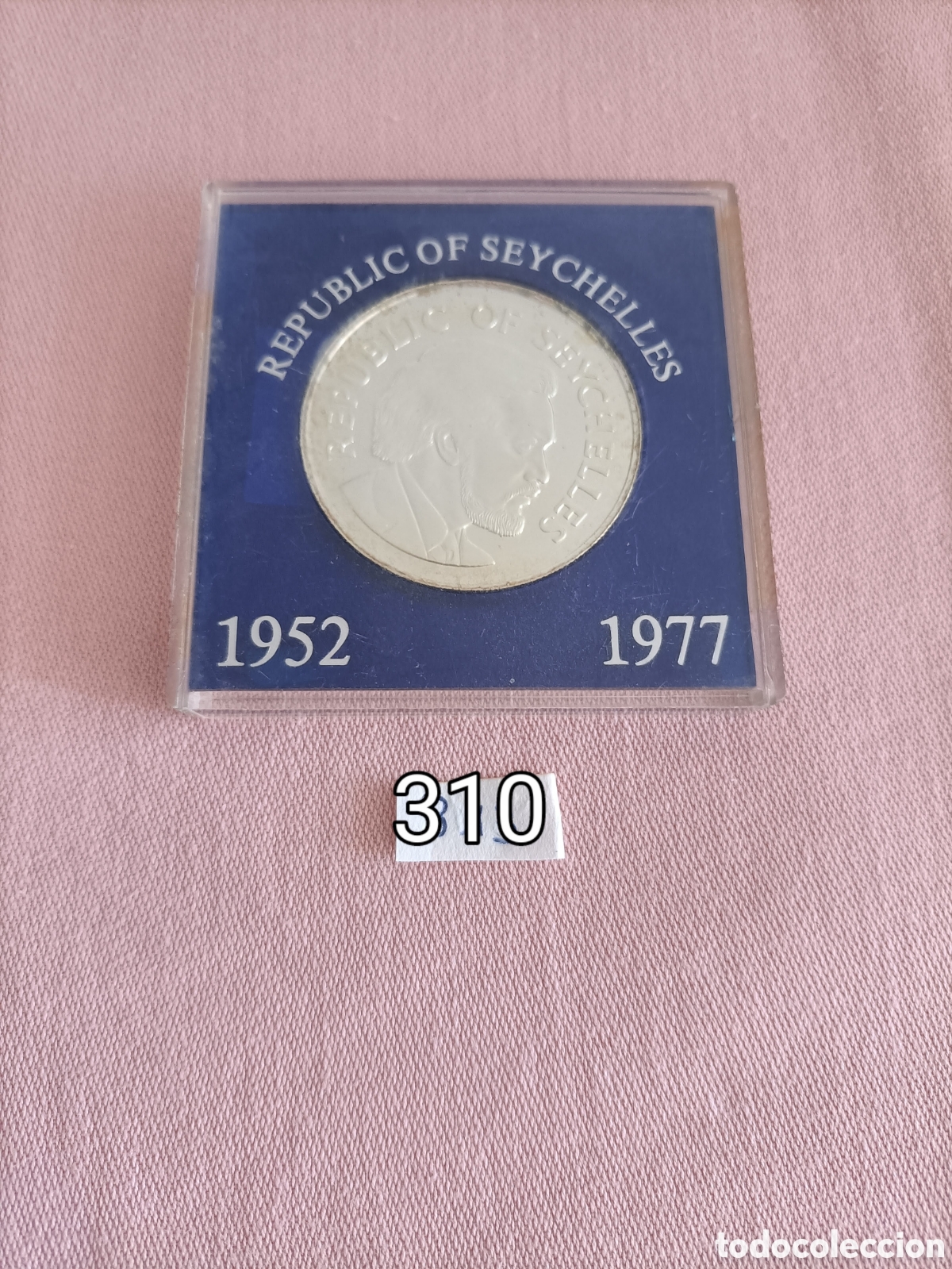 Monedas antiguas de &Aacute;frica: Moneda Seychelles/ 310 - Foto 2
