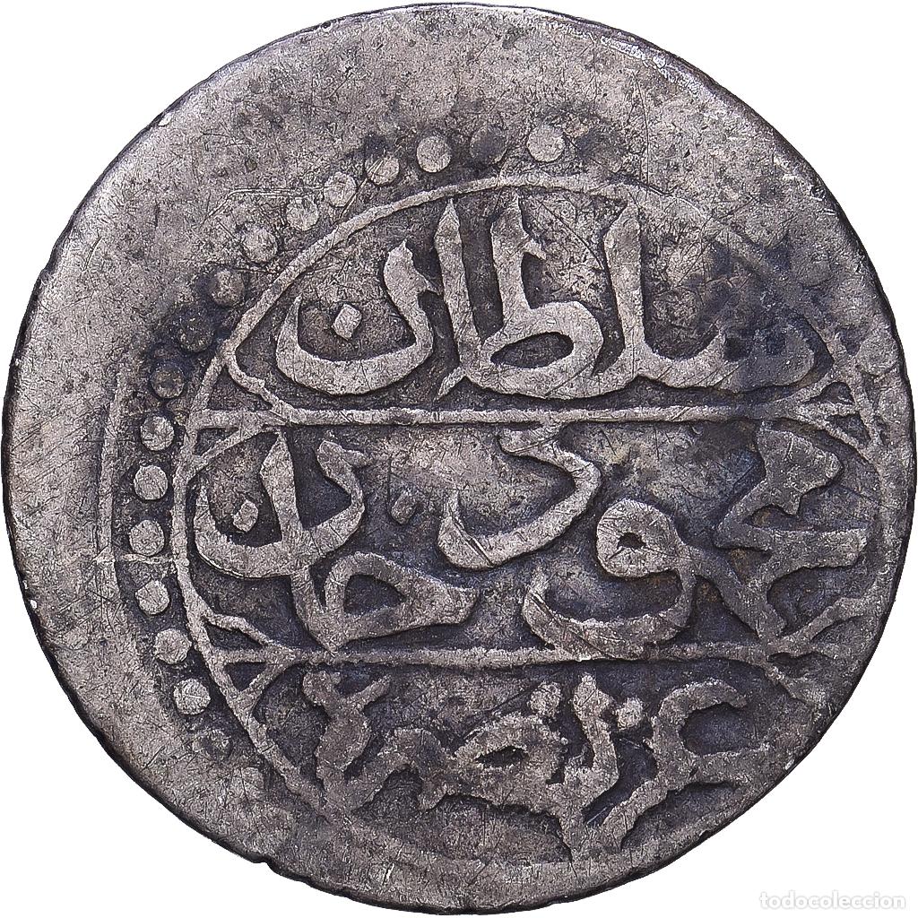 Monedas antiguas de &Aacute;frica: [#1167928] Algeria, ALGIERS, Mahmud II, 1/8 Budju, Suman Budju, 1823 AH 1238, Plata, BC+