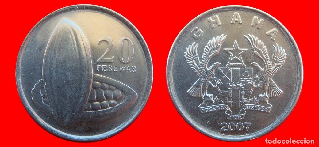 Monedas antiguas de &Aacute;frica: 20 PESEWAS 2007 GHANA-157259