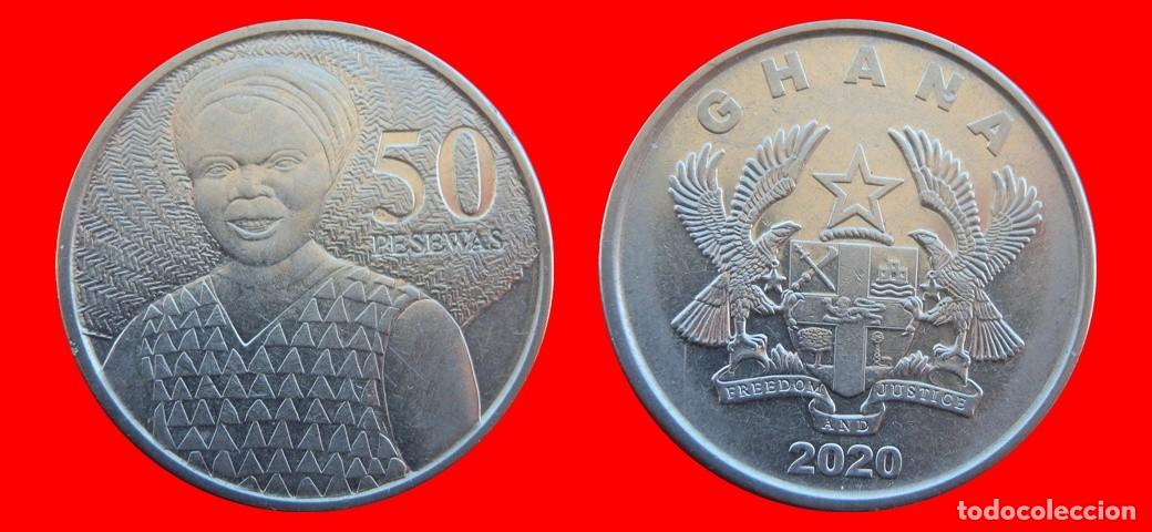 Monedas antiguas de &Aacute;frica: 50 PESEWAS 2020 GHANA-157261