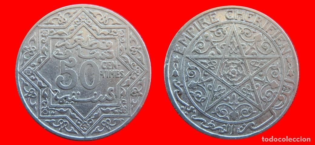 Monedas antiguas de &Aacute;frica: 50 CENTIMOS 1921 MARRUECOS-157262