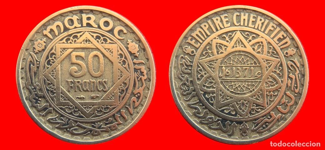 Monedas antiguas de &Aacute;frica: 50 FRANCOS 1952 MARRUECOS-157267