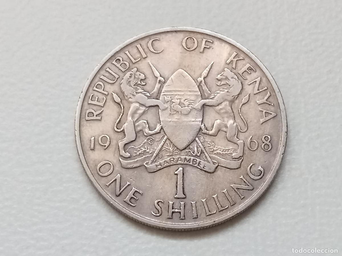 Monedas antiguas de &Aacute;frica: KENYA 1 SHILLING 1968 KM.5