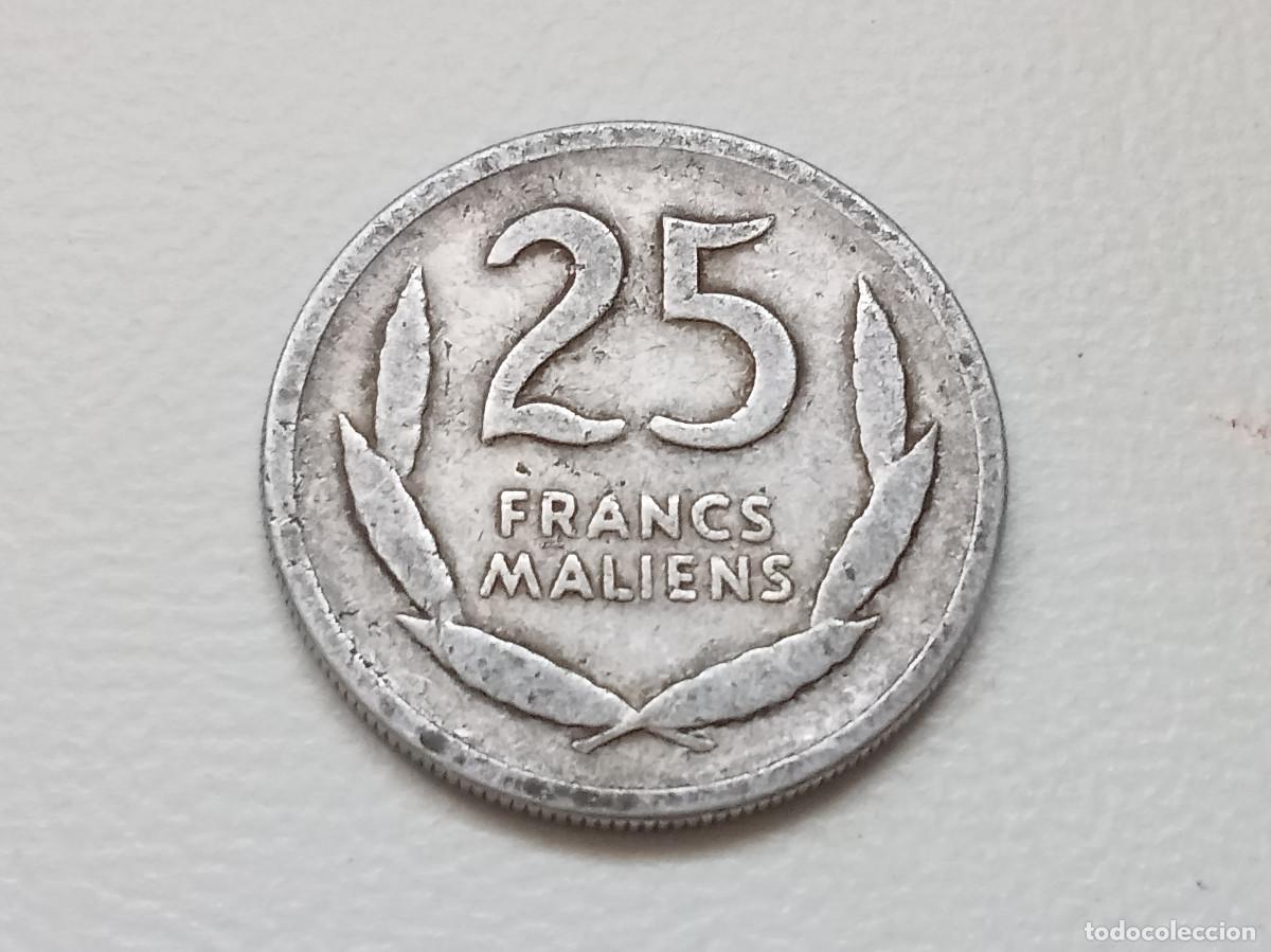 Monedas antiguas de &Aacute;frica: MALI 25 FRANCS MALIENS 1961 KM 4