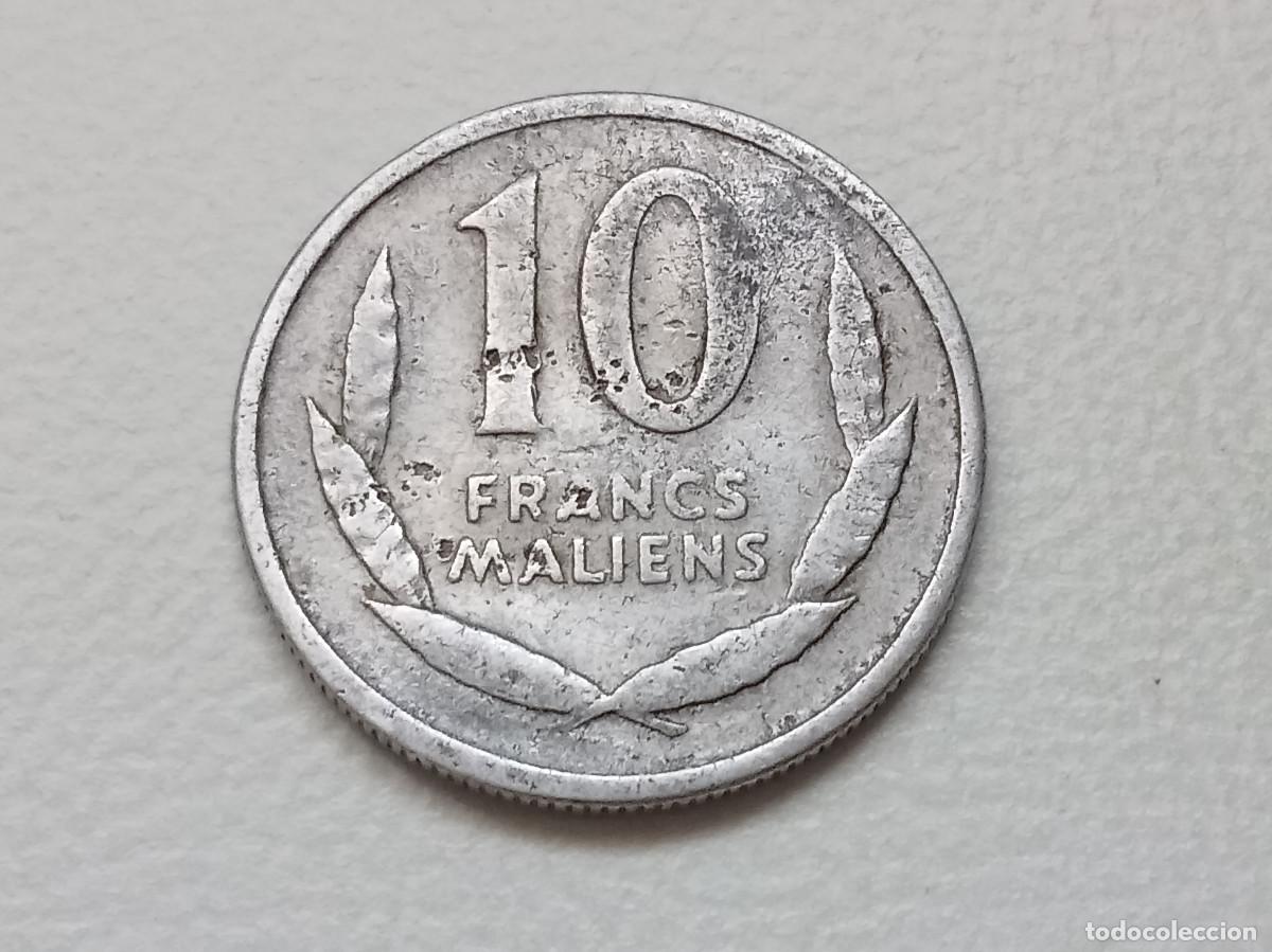 Monedas antiguas de &Aacute;frica: MALI 10 FRANCOS 1961 KM#3
