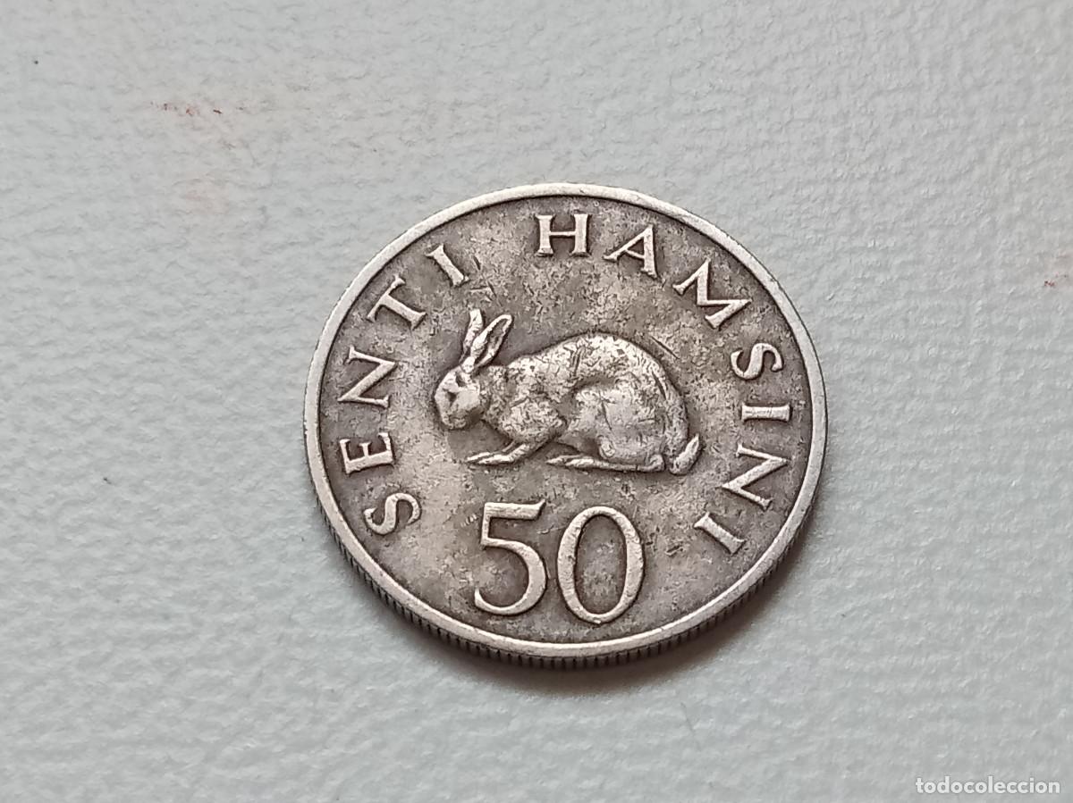 Monedas antiguas de &Aacute;frica: TANZANIA 50 SENTI, 1970 KM.3