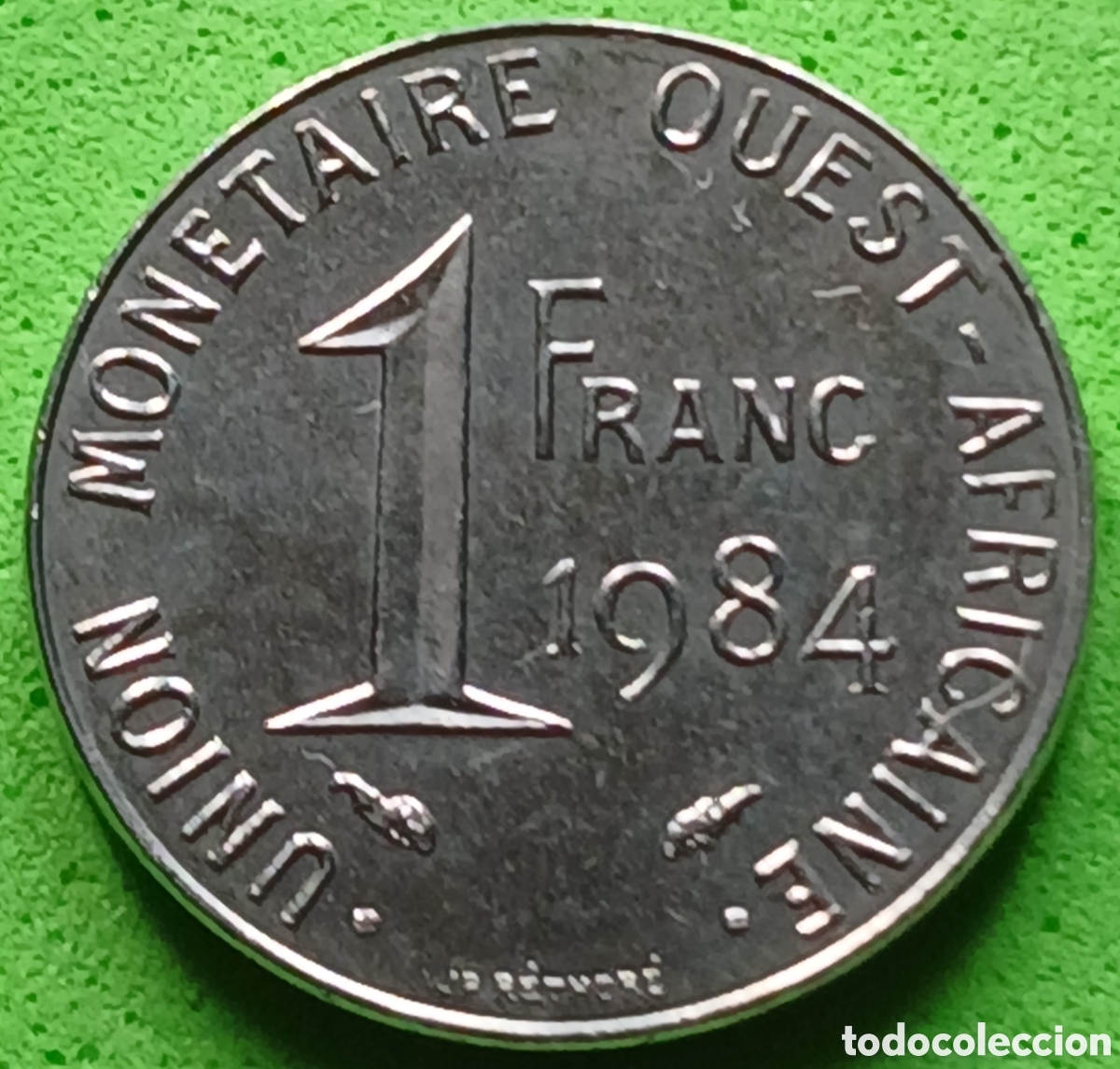 Monedas antiguas de &Aacute;frica: &Aacute;frica Occidental (BCEAO) 1 franco 1984 km#8