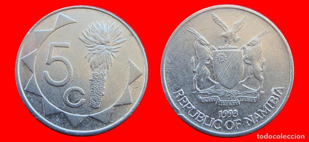 Monedas antiguas de &Aacute;frica: 5 CENTAVOS 1993 NAMIBIA-157329