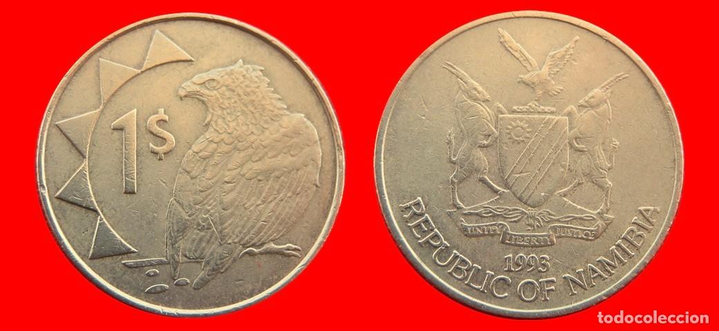 Monedas antiguas de &Aacute;frica: 1 DOLAR 1993 NAMIBIA-157332