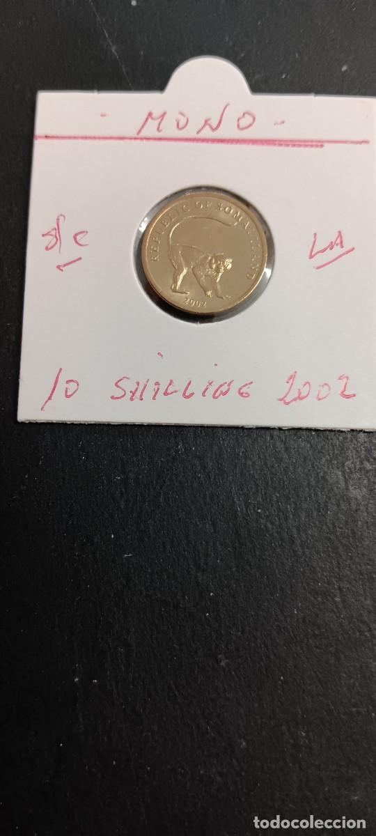 Monedas antiguas de &Aacute;frica: SOMALILANDIA 10 SHILLINGS 2002 S/C KM=3 (LAT&Oacute;N) MONO