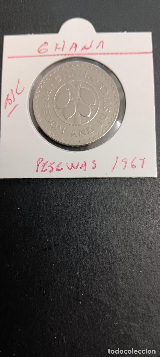 Monedas antiguas de &Aacute;frica: GHANA 20 PESEWAS 1967 BC KM=17 (CUPRONIQUEL)