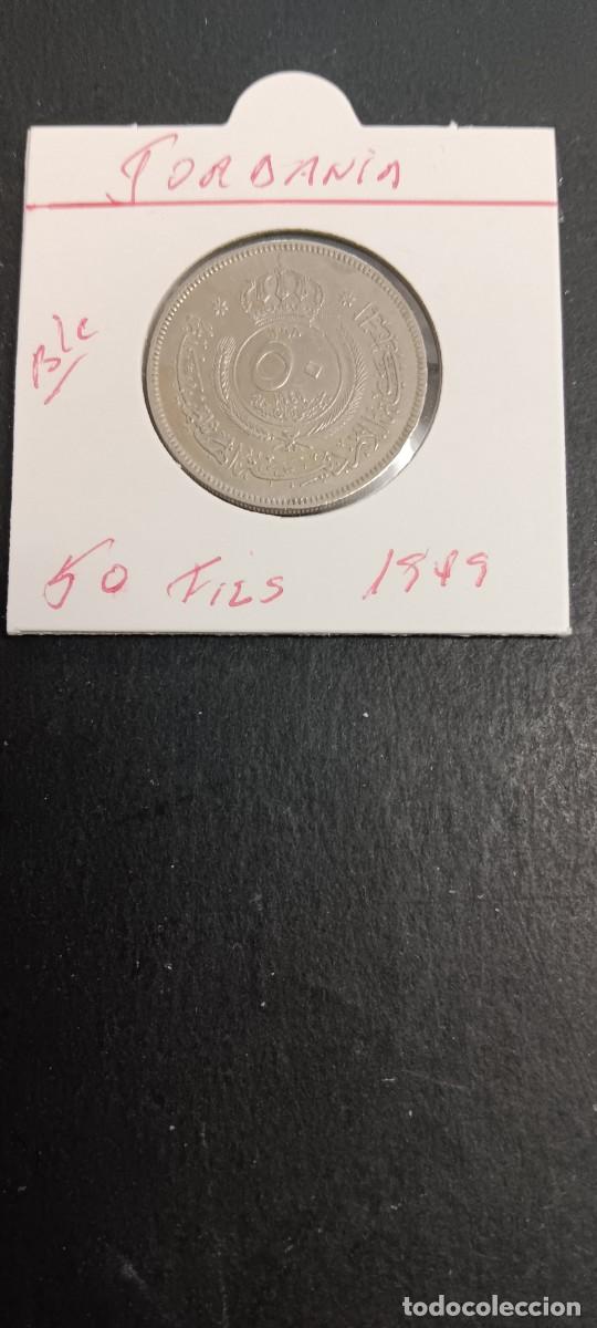 Monedas antiguas de &Aacute;frica: JORDANIA 50 FILS 1949 BC KM=6 (CUPRONIQUEL)