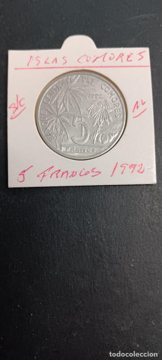 Monedas antiguas de &Aacute;frica: COMORES (ISLAS) 5 FRANCOS 1992 S/C KM=15 (ALUMINIO)F.A.O.